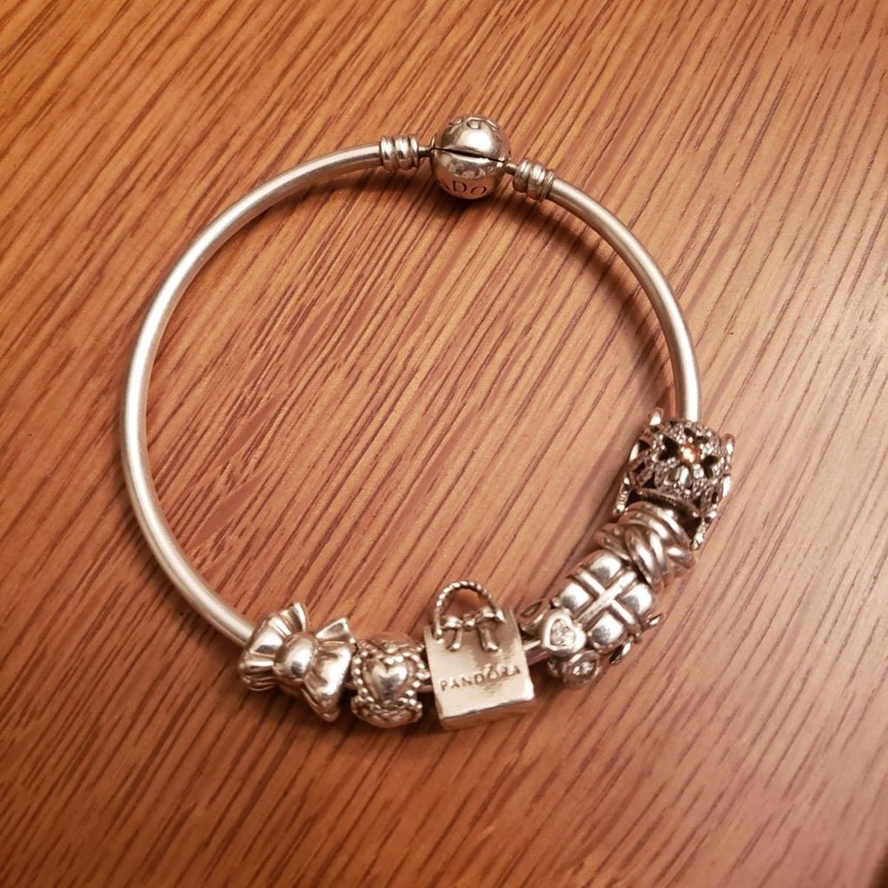 Auth Pandora Bracelet & Charms - Picture 2 of 6